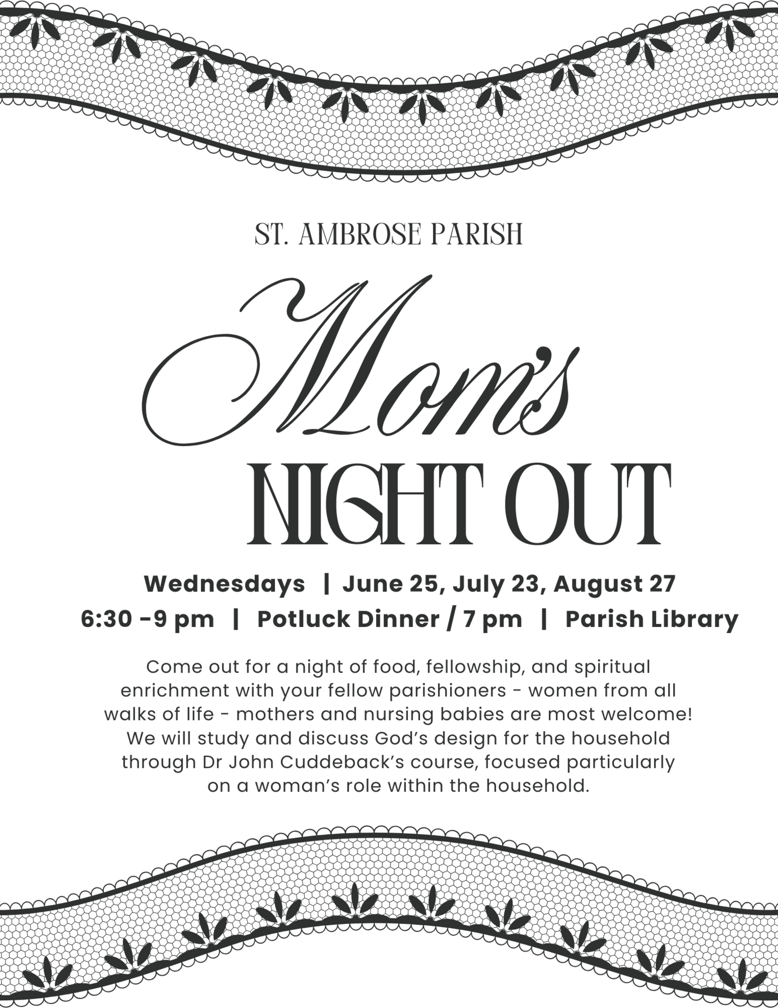 Flyer.momsnightout.summer2025.tuesdayafternoon