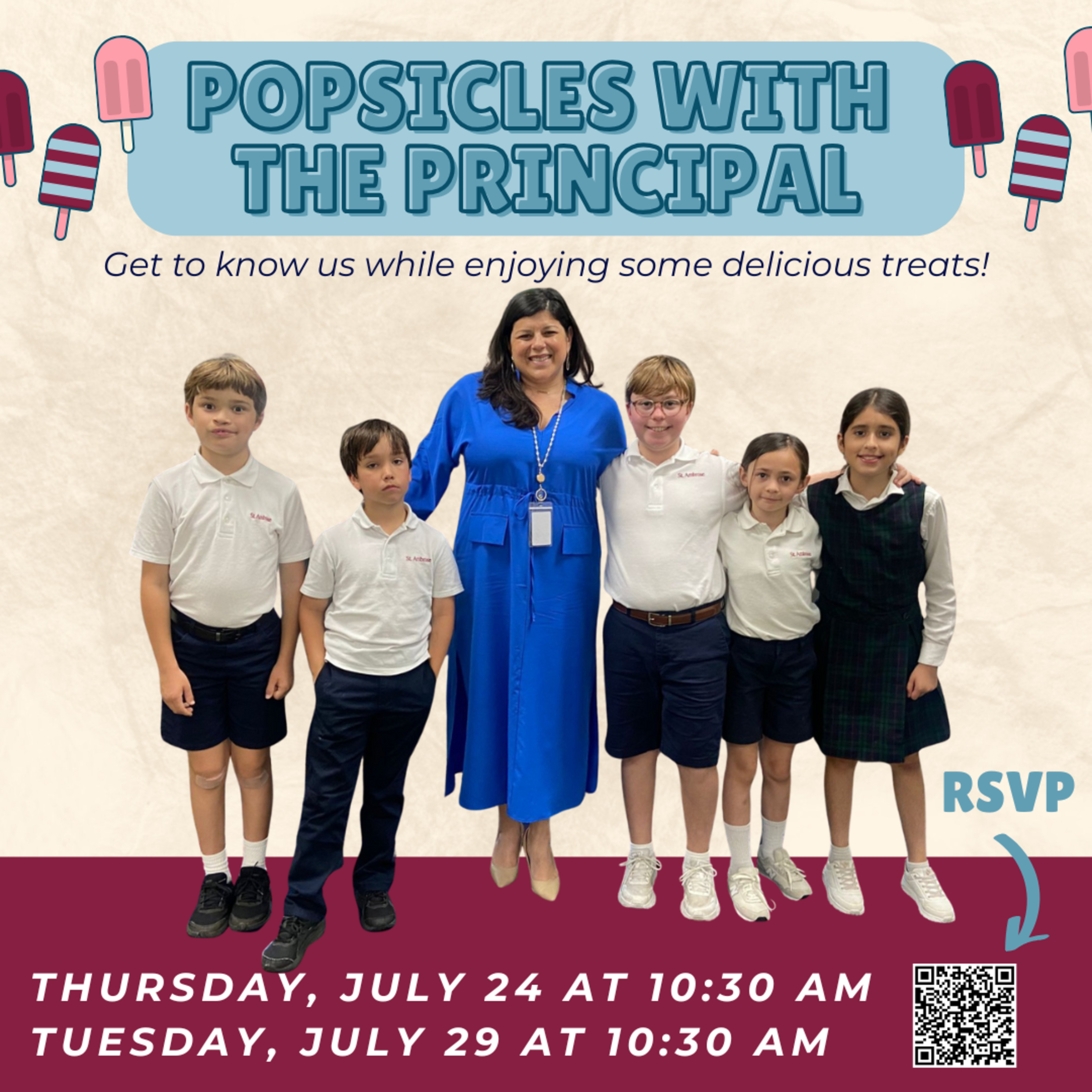 Popsicles With The Principal 1