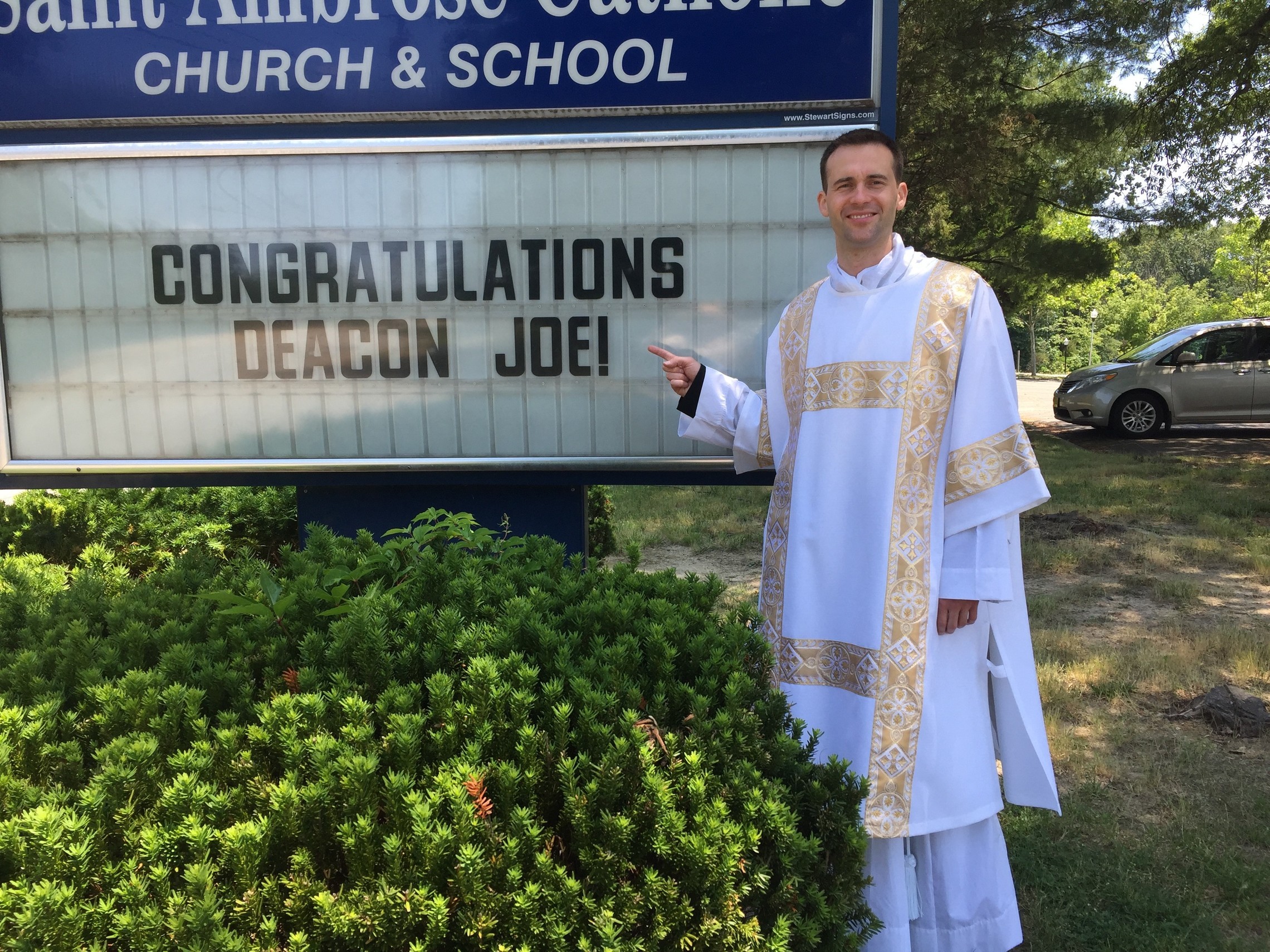 Congratulations Deacon Joe